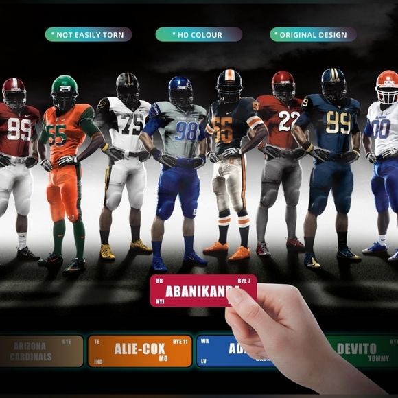 **NEW**Fantasy Football Draft Board 2023 - Picture 3 of 5